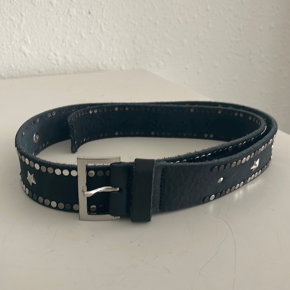Zadig & Voltaire star rock studded belt